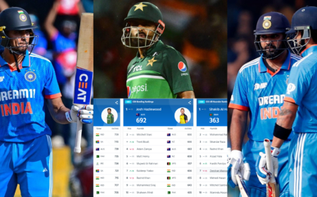 ICC वनडे रैंकिंग में गिल बने बाबर के दुश्मन, तो रोहित-विराट ने काटा बवाल, भारतीय खिलाड़ियों ने रैंकिंग में दिखाई दादागिरी