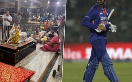 विराट-KL राहुल के बाद अब महाकाल की शरण में पहुंचे यह क्रिकेटर, होगी रनों की बरसात