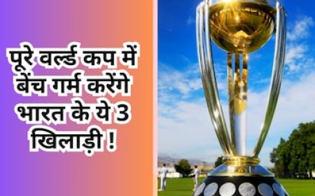 टीम इंडिया के पहले 3 वर्ल्ड कप मैचों की प्लेइंग इलेवन से साफ हो चुका है कि 2 बदकिस्मत खिलाड़ी ऐसे हैं, जिनको कप्तान रोहित शर्मा पूरे वर्ल्ड कप में मौका नहीं दे पाएंगे और उनको पूरे टूर्नामेंट में सिर्फ बेंच पर बैठना पड़ेगा या फिर पानी पिलाना पड़ेगा