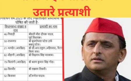 सियासी रण में सपा ने उतारे 9 प्रत्याशी, INDIA गठबंधन में अखिलेश की नहीं बनी बात