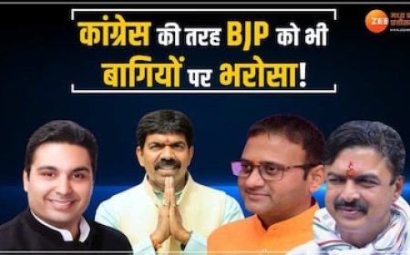 कांग्रेस की तरह BJP को भी बागियों पर भरोसा! दूसरे दलों के नेता और निर्दलियों को मैदान में उतारा