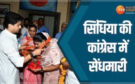 चंबल में सिंधिया ने कांग्रेस को दिया बड़ा झटका, पंजे में सेंधमारी से बदलेंगे यहां के समीकरण