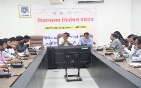 कलेक्टर ने 80 से अधिक आयु वर्ग और दिव्यांग मतदाताओं को होम वोटिंग सुविधा एवं मतदान कर्मियों के पोस्टल वोटिंग की तैयारि