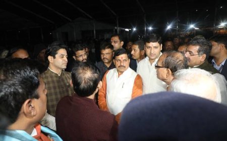 नवनियुक्त मुख्यमंत्री डॉ. मोहन यादव ने शपथ ग्रहण समारोह की व्यवस्थाओं का लिया जायजा