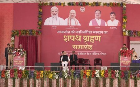 प्रधानमंत्री श्री मोदी की गरिमामयी उपस्थिति में डॉ. मोहन यादव ने ली मुख्यमंत्री पद की शपथ