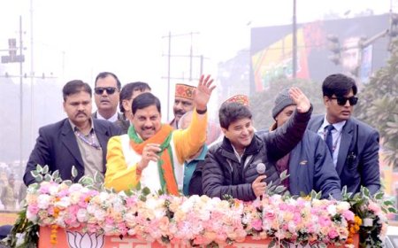 ग्वालियर में मुख्यमंत्री डॉ. मोहन यादव की “जन आभार यात्रा”