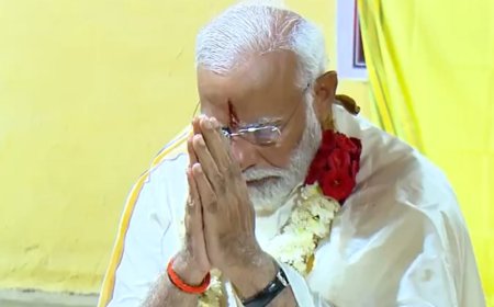 जहां हुआ था राम सेतु का निर्माण वहां पहुंचे पीएम मोदी, कोठंडारामस्वामी मंदिर में भी की पूजा