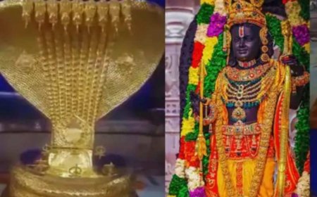 अमेरिका से रामलला के लिए आए सोने के 11 वाहन, खूबसूरत लग रहा कीमती सिंहासन