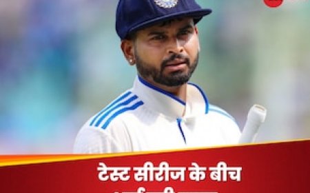 टेस्ट सीरीज के बीच आई बड़ी खबर, आखिरी 3 टेस्ट से बाहर हो सकते हैं श्रेयस अय्यर: रिपोर्ट