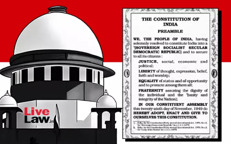 क्या तारीख बरकरार रखते हुए प्रस्तावना में संशोधन किया जा सकता है?' सुप्रीम कोर्ट ने याचिका में "समाजवादी" और "धर्मनिरपेक्ष" शब्द हटाने को कहा