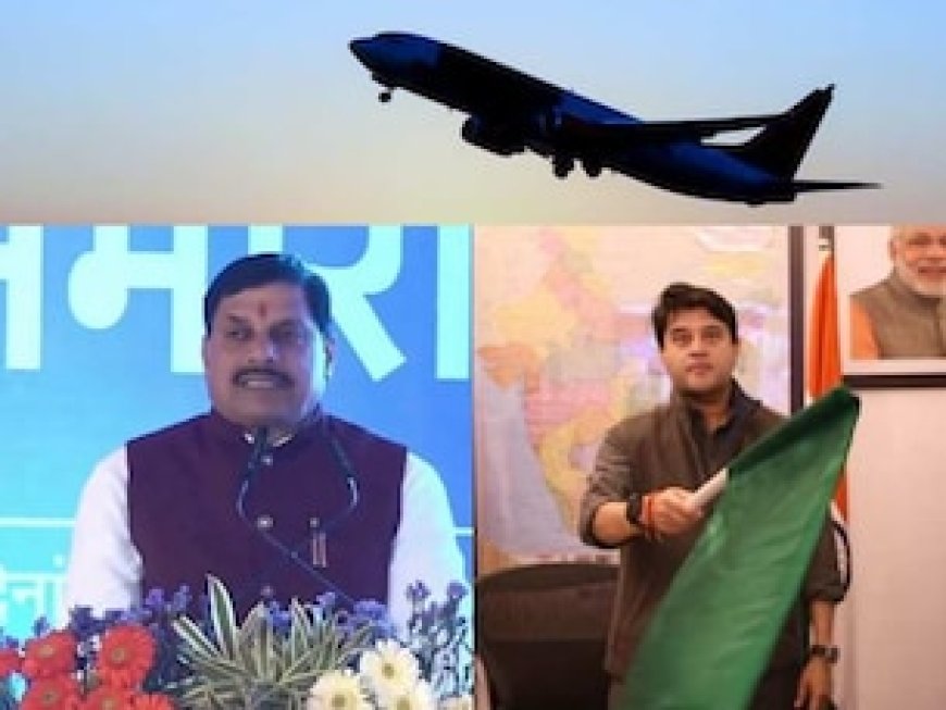 अहमदाबाद से जुड़ा ग्वालियर, नई फ्लाइट के लिए CM मोहन ने सिंधिया को ऐसे दिया धन्यवाद