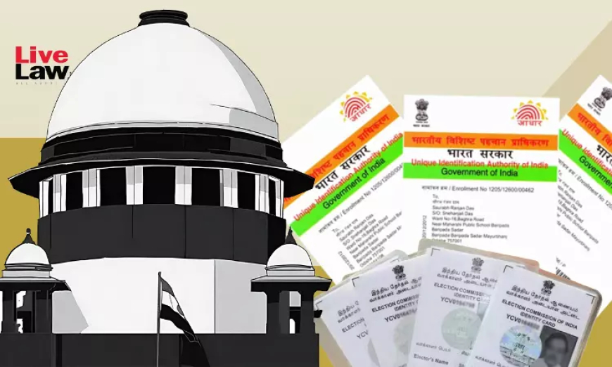 सुप्रीम कोर्ट ने नए मतदाताओं के नामांकन के लिए आधार नंबर मांगने वाले फॉर्म में बदलाव न करने पर ECI के खिलाफ अवमानना कार्रवाई की मांग वाली याचिका खारिज की