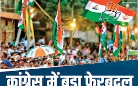 चुनाव से पहले एमपी कांग्रेस में बड़ा बदलाव, इन नेताओं को मिली बड़ी जिम्मेदारी, देखें लिस्ट