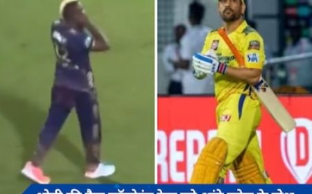 थाला' की दीवानगी में गूंजा धरती-आसमान, रसेल को बंद करने पड़े अपने दोनों कान