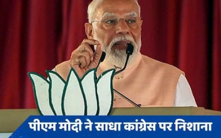 PM मोदी का कांग्रेस पर निशाना, बोले- 7 बार जीतने के बावजूद उन्हें छोड़नी पड़ी नई दिल्ली लोकसभा सीट
