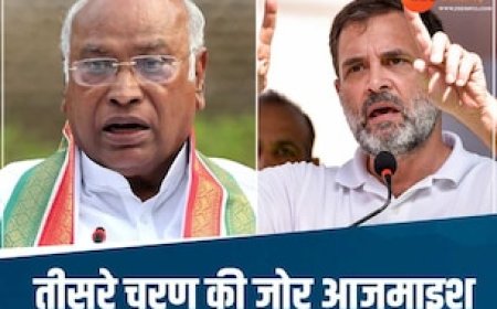 मैदान में उतरेंगे राहुल गांधी, छत्तीसगढ़ में आखिरी चरण का अभियान शुरू 7 मई को 7 सीटों पर होगी वोटिंग