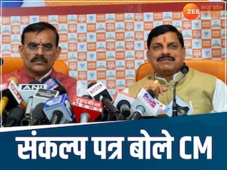 CM यादव ने गिनाईं BJP के मेनिफेस्टो की खास बातें, बताया मध्य प्रदेश को क्या मिलेगा?