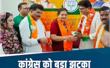 MP में चौथे चरण के चुनाव से पहले कांग्रेस को बड़ा झटका, प्रदेश महासचिव दुर्गेश शर्मा हुए BJP में शामिल