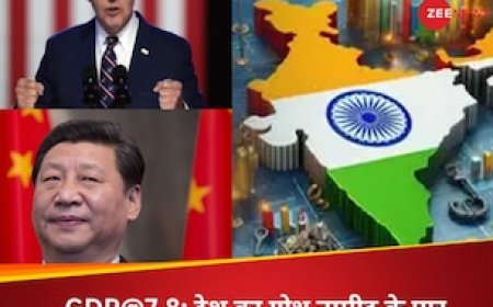 देखते रह गए अमेरिका और चीन...बुलेट की रफ्तार से दौड़ रही देश के ग्रोथ की गड्डी, जीडीपी 8% के पार