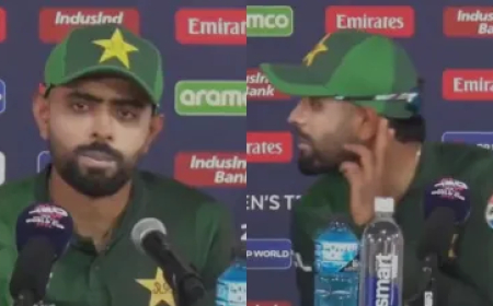 बाबर आजम को नहीं समझ आया अंग्रेजी में सवाल, जवाब सुन आप भी हो जाएंगे लोटपोट