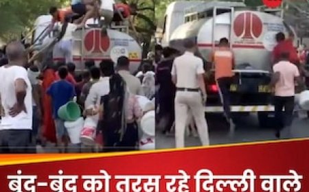 पानी के लिए तड़पना क्या होता है जरा देख लें दिल्लीवासियों को, जीता-जागता नमूना है ये Video