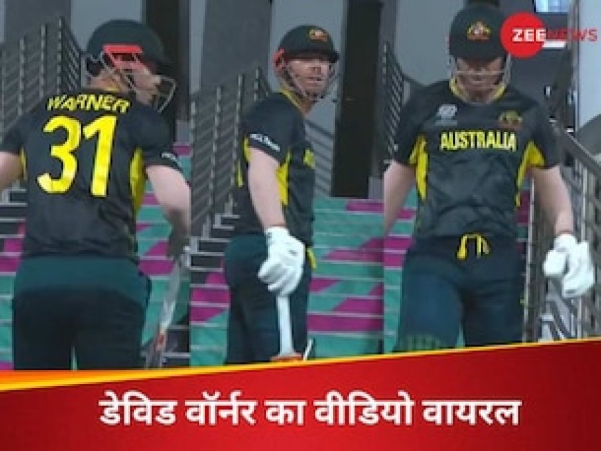 अरे ये क्या! आउट होने के बाद ओमान के ड्रेसिंग रूम में जाने लगे डेविड वॉर्नर, वायरल हुआ वीडियो