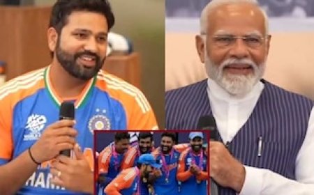 रुक-रुककर ट्रॉफी के पास जाने का आइडिया किसका था? रोहित ने PM मोदी को बताया- इसके पीछे थे दो लड़के