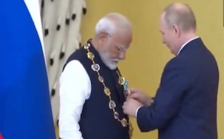 क्या है 'ऑर्डर ऑफ सेंट एंड्रयू', जो पुतिन ने PM मोदी को दिया, समझिए इसकी अहमियत