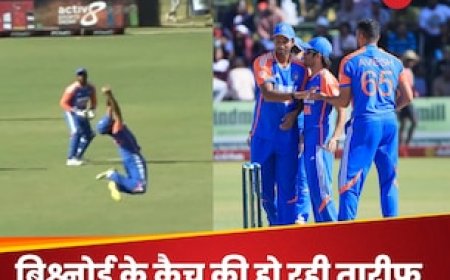 यह विकेट भले ही मेरे नाम है लेकिन क्रेडिट...', बिश्नोई की आवेश खान ने दिल खोलकर की तारीफ