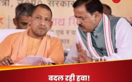 दिल्‍ली पहुंचे केशव प्रसाद मौर्य...यूपी में कुछ बड़ा होने वाला है?