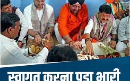 कांग्रेसियों को कैलाश विजयवर्गीय का स्वागत करना पड़ा भारी, जीतू पटवारी ने कर दिया खेला