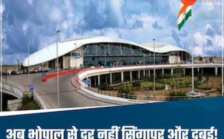 भोपाल से विदेश यात्रा अब होगी आसान, दुबई और सिंगापुर के लिए जल्द शुरू होंगी फ्लाइट्स