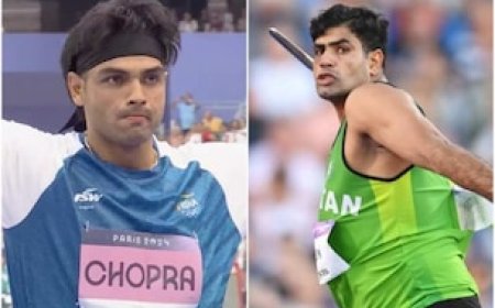 गोल्डन बॉय' नीरज चोपड़ा का ओलंपिक के फाइनल में पहुंचे, पाकिस्तानी खिलाड़ी से होगी टक्कर