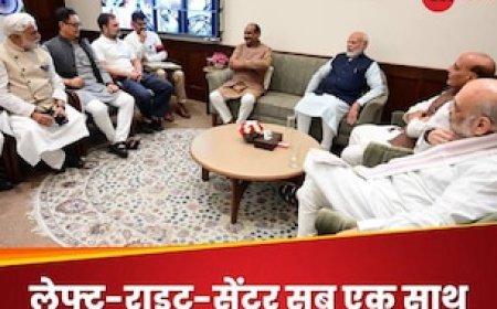 लोकसभा में पीएम मोदी से मिले राहुल गांधी, दुआ-सलाम और चाय पर चर्चा, राजनाथ सिंह से पूछा यूक्रेन का हाल