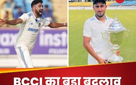 BCCI का बड़ा ऐलान, सिराज- उमरान जैसे गेंदबाज बाहर! इन खिलाड़ियों की अचानक चमकी किस्मत