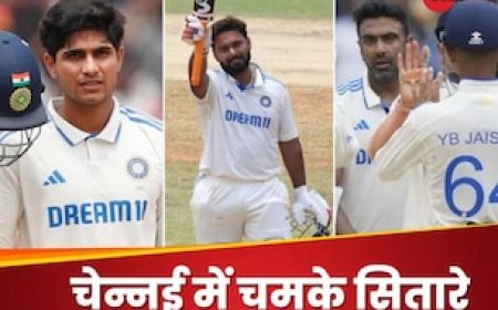 शुभमन और पंत ने मचाई तबाही, अश्विन ने दिखाया फिरकी का जादू, भारत जीत से 6 विकेट दूर