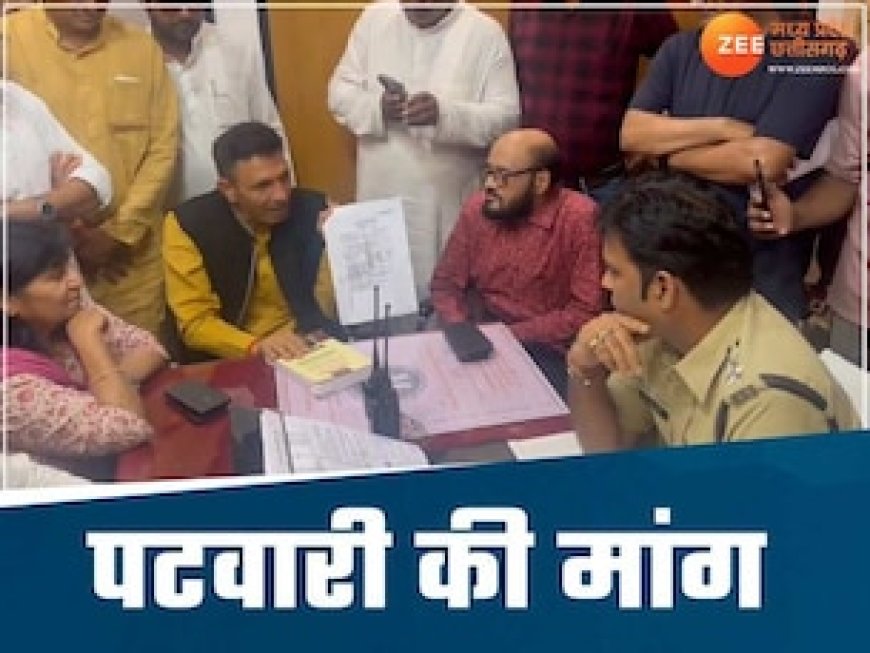 राहुल गांधी पर गरमाई MP की सियासत, भोपाल के थाने में डटे जीतू पटवारी, FIR पर अड़े