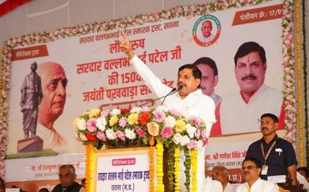 सरदार पटेल ने अंग्रेजों द्वारा विभक्त भारत को अखण्ड बनाया: मुख्यमंत्री डॉ. यादव