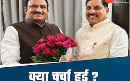 CM मोहन से अचानक मिले पूर्व गृहमंत्री, सियासी हलकों में हो रही इस मुलाकात की चर्चा