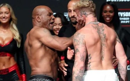Mike Tyson ने 31 साल छोटे बॉक्सर को फाइट से पहले ही मारा थप्पड़, जानें- कब शुरू होगा मेन मुकाबला?