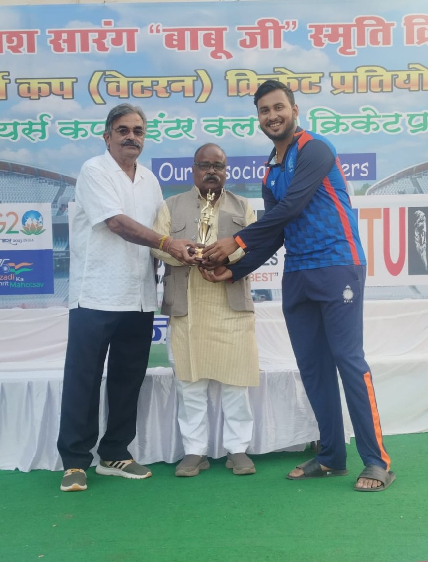 स्व. श्री कैलाश सारंग स्मृति आठवीं मास्टर्स कप क्रिकेट प्रतियोगिता : कॉर्पोरेट ग्रुप में डॉ रज़ा जबकि इंटर क्लब में एनसीसीसी रेड जीते