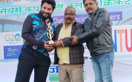 स्व. श्री कैलाश सारंग स्मृति आठवीं मास्टर्स कप क्रिकेट प्रतियोगिता : कॉर्पोरेट ग्रुप मे मो. साबिर के दोहरे प्रदर्शन से हमीदिया स्पोर्ट्स ने डॉ रज़ा इलेवन को 4 विकेट से हराया