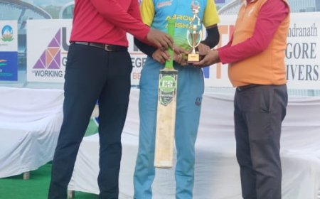 स्व. श्री कैलाश सारंग स्मृति आठवीं मास्टर्स कप क्रिकेट प्रतियोगिता : कॉर्पोरेट ग्रुप मे एम पी -03 इन ने जनचर्चा को 5 विकेट से हराया