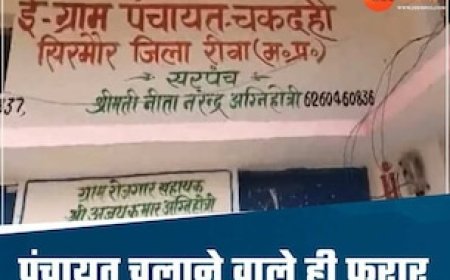 MP की अनोखी पंचायत, सरपंच-सचिव-सहायक सचिव फरार, कैसे होंगे विकास के काम