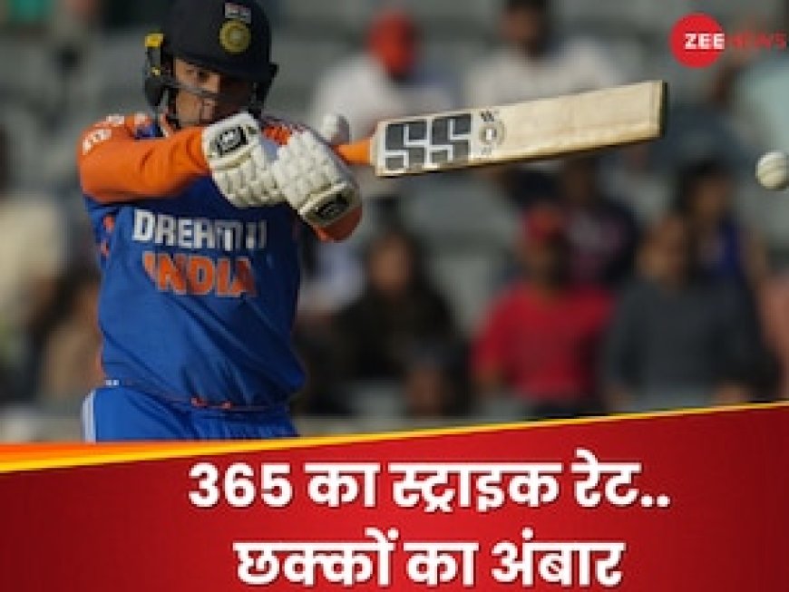 28 गेंदों में शतक... 10 ओवर में जिताया मैच, अभिषेक शर्मा की विध्वंसक पारी, तोड़ा सूर्यकुमार का महारिकॉर्ड