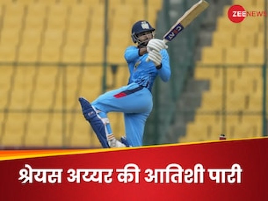 छक्कों का अंबार.. 200 का स्ट्राइक रेट और शतक, अहमदाबाद में श्रेयस अय्यर का तूफान