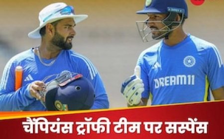 चैंपियंस ट्रॉफी से कट जाएगा ऋषभ पंत का पत्ता? 2 जगह खाली, मैदान में 5 दावेदार