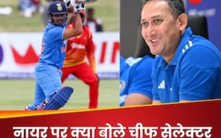 शतक पर शतक! 700 का औसत, फिर भी नायर को टीम में क्यों नहीं मिली जगह? अगरकर ने बताया