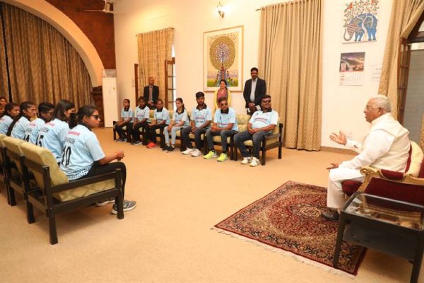 खिलाड़ियों की उपलब्धि पर प्रदेश को गर्व: राज्यपाल श्री पटेल