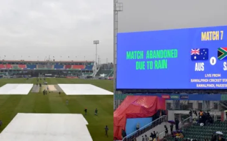 AUS vs SA मैच पर बारिश ने फेरा पानी, ग्रुप बी में सेमीफाइनल के लिए जंग हुई रोमांचक, जानें समीकरण